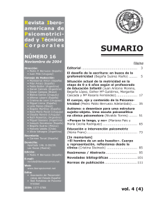 Suarez (2004). El desafío de la escritura - en busca de la grafomotricidad. Revista Iberoamericana