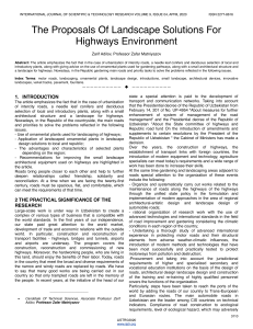 The-Proposals-Of-Landscape-Solutions-For-Highways-Environment