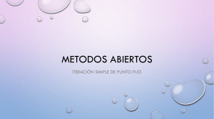 metodos abiertos