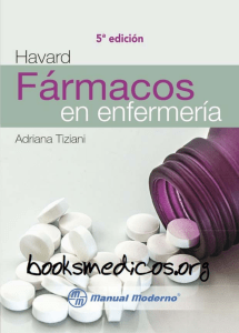 Havard Farmacos en Enfermeria 5a Edicion