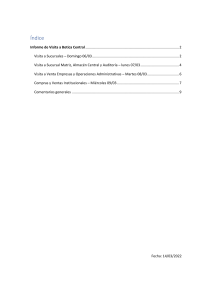 Informe de Visita a Botica Central Marzo 2022