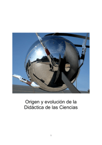 Origen de la DIdáctica de las Ciencias