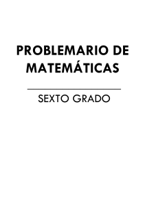 Problemas de Matemáticas 6to grado
