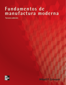 Fundamentos de Manufactura Moderna 3era edicion