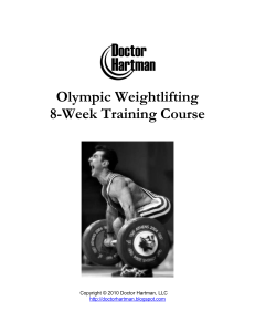 pdfcoffee.com olympic-weightlifting-8-week-training-course-pdf-free