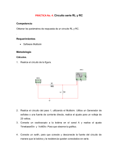 Practica 4. Circuito RL y RC