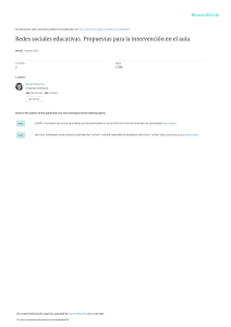 L17  Roig Vila Redes sociales educativas. Propuestas para la intervención en el aula