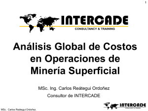 Análisis Global de Costos en Operaciones de Minería Superficial - INTERCADE