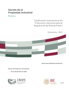Clasificacion IMPI