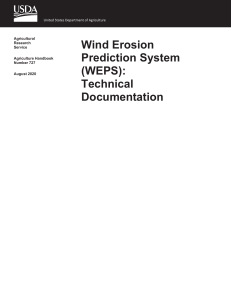 Wind Erosion WEPS