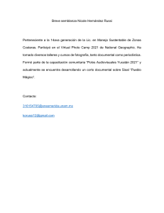 Breve semblanza Nicole Russi