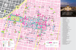 Mapa Centro Historico - CDMX