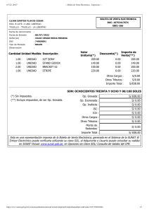     Boleta de Venta Electronica - Impresion    