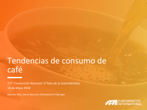 Euromonitor CAMCAFE Tendencias de consumo de café