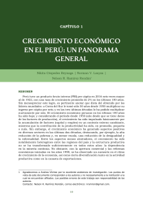 El crecimiento económico