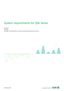 Requisitos del sistema para Qlik Sense