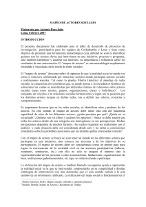 Pozo A 2007 Mapeo de Actores Sociales