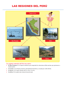 Las Regiones Naturales del Per&uacute;: Mar Peruano, Costa, Sierra, Selva