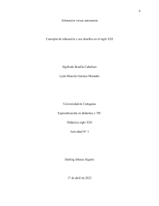 Ensayo y mapa conceptual #1