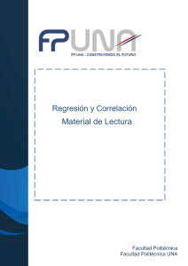 Material de lectura Regresi&oacute;n y Correlaci&oacute;n