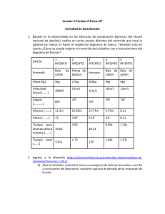 Lecci&oacute;n 2 F&iacute;sica 10&deg;: Actividad de Socializaci&oacute;n