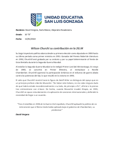 Wiston Churchill, Durante la II guerra mundial