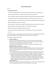 SED IMITADORES DE DIOS