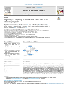 PET Drink Bottles Value Chain: Chemicals Perspective Review