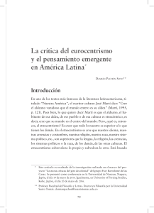 La critica del eurocentrismo pdf