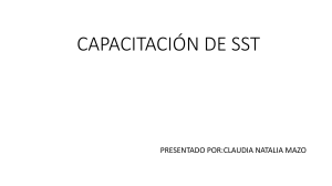 CAPACITACIÓN DE SST