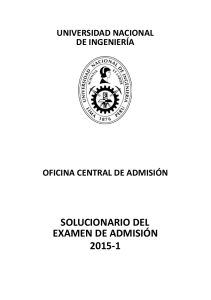 solucionario Universidad Nacional de Ingenieria 2015-1