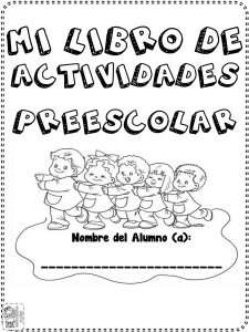 Mi Libro de Actividades para Preescolar por Materiales Educativos Maestras