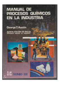Manual de Procesos Químicos en la Indústria- Austin, George T.