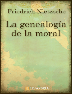 La genealogia de la moral-Friedrich Nietzsche