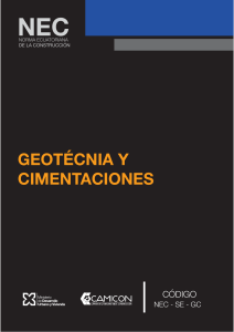 GEOTECNIA Y CIMENTACIONES