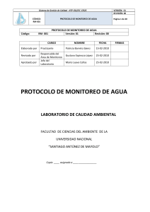 Protocolo Agua sunass