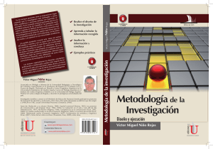 Niño Rojas Victor Miguel - Metodologia de la Investigacion Diseño y Ejecucion