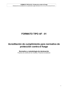 FORMATO TIPO AF-01 FUEGO