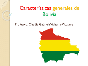 Características generales de Bolivia