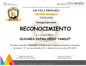 RECONOCIMIENTO 