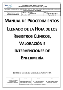 CEMA-MN-ENF-LHE-02 V.2.0  MANUAL DE LLENADO DE REGISTROS CLINICOS, VALORACION E INTERVENCIONES DE ENFERMERIA