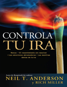 Controla tu ira: Gu&iacute;a para el manejo de la ira