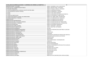 especialidades alfabetico