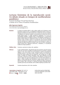 Exposito - Lecturas Feministas De La Reproduccion Social Un Debate Situado en Tiempo de Neoliberalismo Pandemico