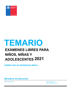 temario media 1- medio