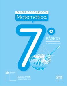 Matemática 7º básico Cuaderno de ejercicios