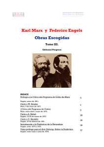 Karl Marx y Federico Engels Obras Escogidas tomo 3