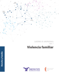 VIOLENCIA FAMILIAR CUADERNOS DE JURISPRUDENCIA