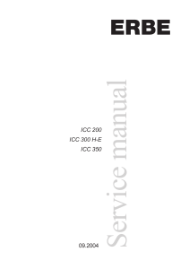 Erbe ICC 300 - Service manual
