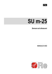 SU m-25 Sensore ad ultrasuoni